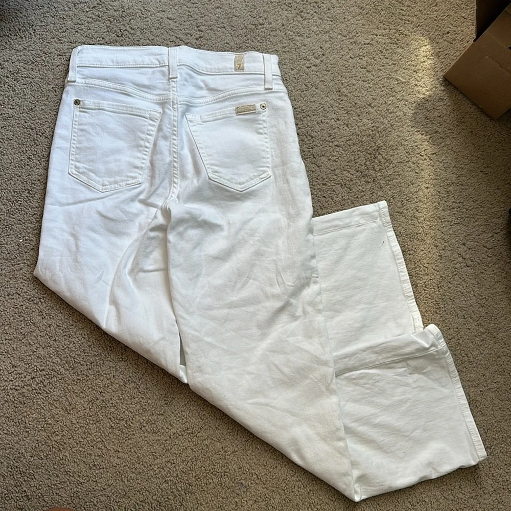 Women’s 7 for All Mankind White Alexa Jeans - Size 24